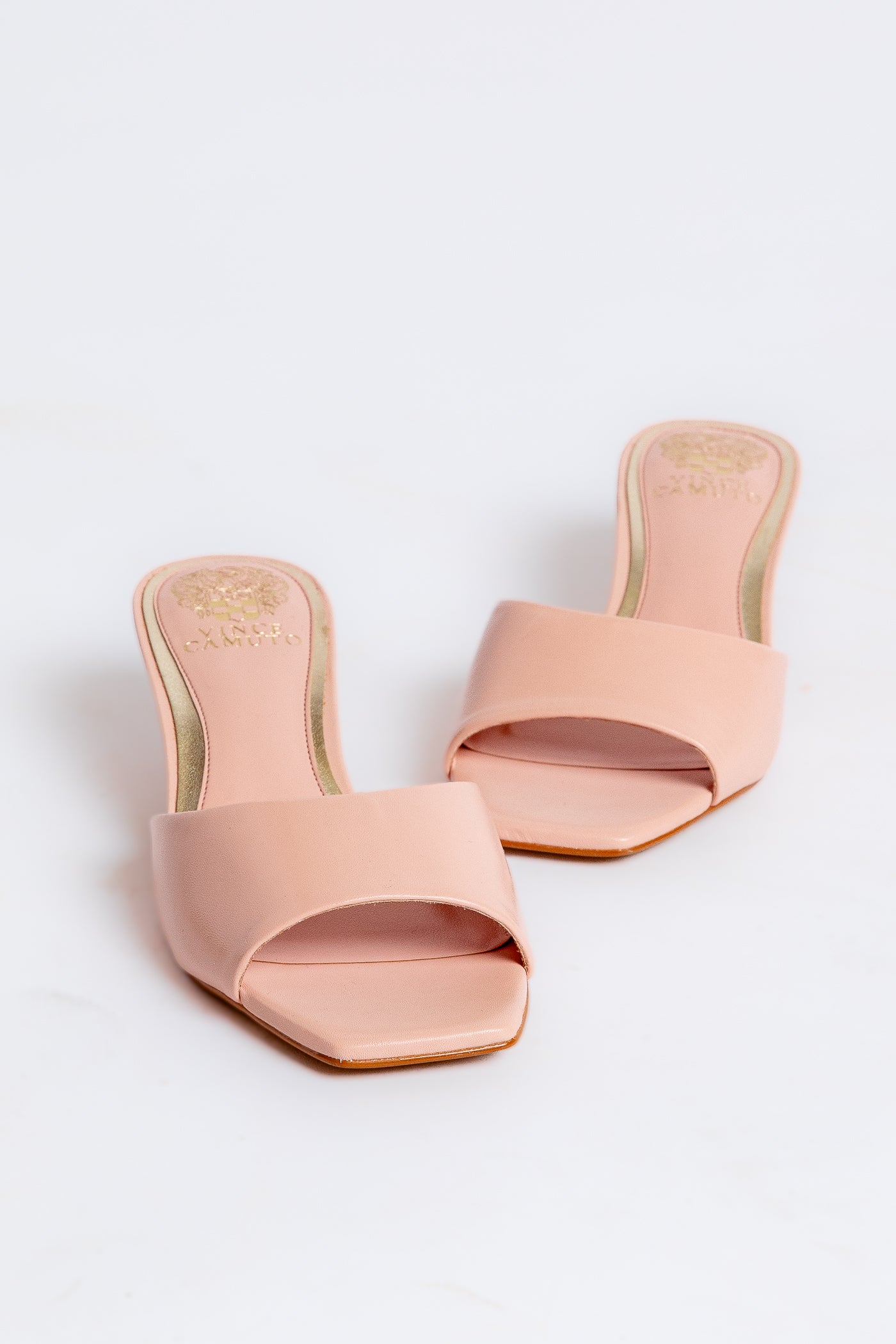 Vince camuto pink fashion mules