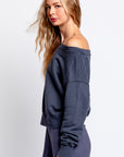 Spiritual Gangster La Vida Off Shoulder Sweater