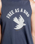 Spiritual Gangster Free Dove Jade Muscle Tank