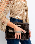 Fenix Sportier Just Let Go Fur Clutch