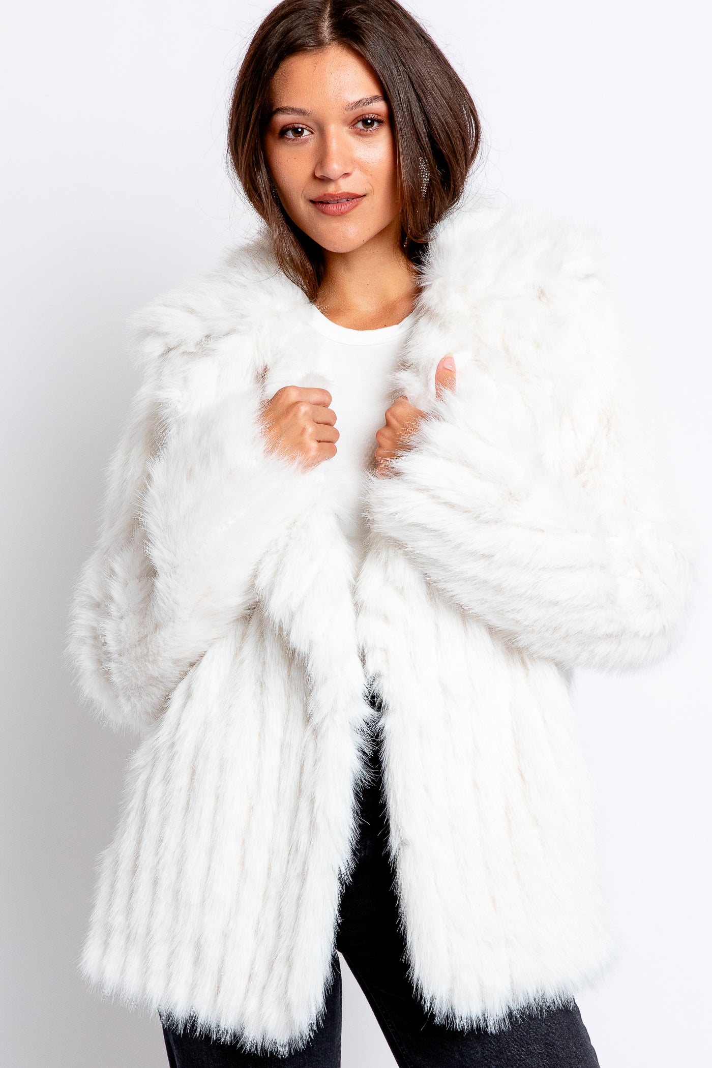 Show Me Your Mumu Salt Lake Fur Coat