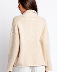 Velvet Chanson Brushed Wool Cardigan