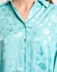 Show Me Your Mumu Smith Satin Shell Button Down