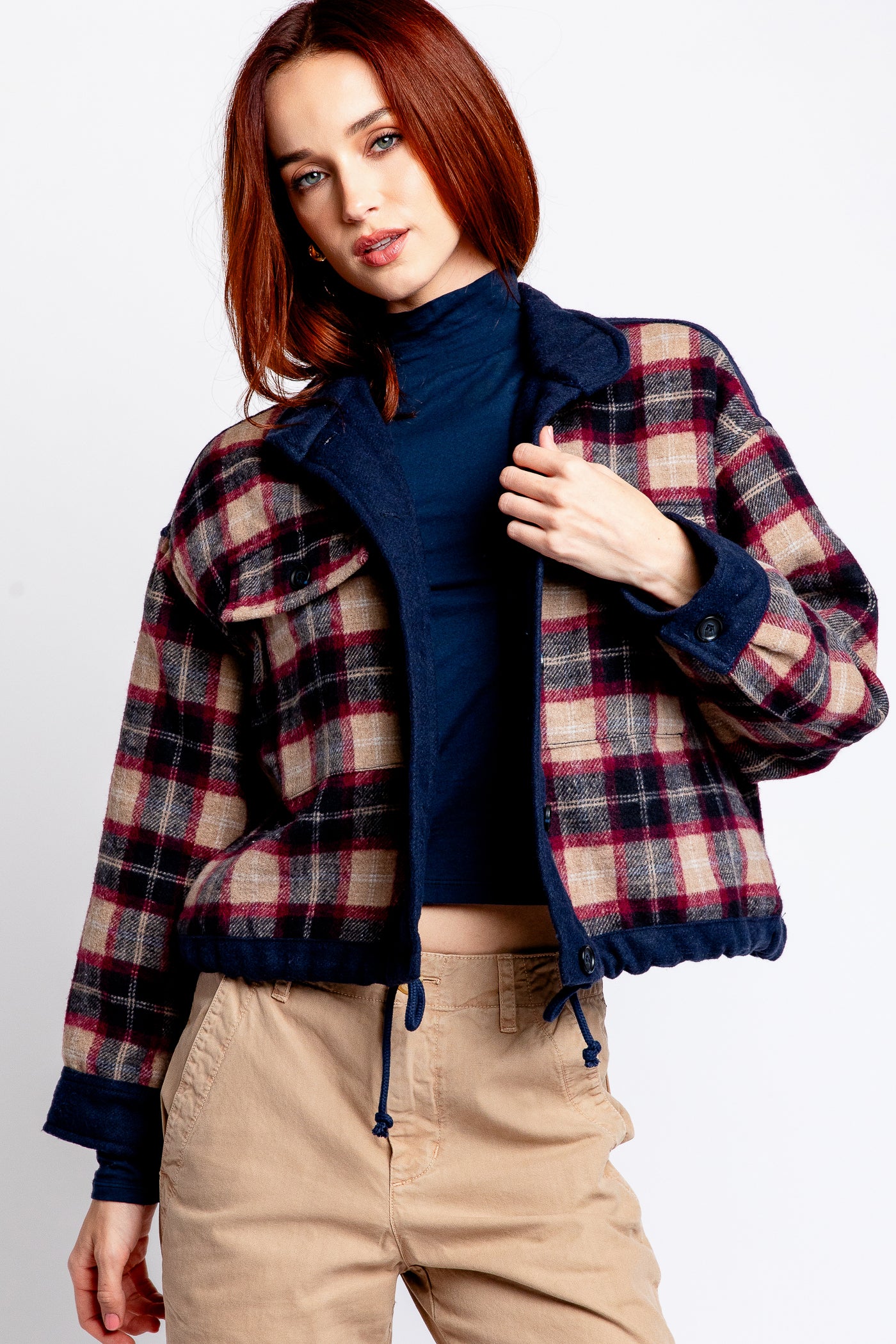 Velvet Norah Plaid Jacket