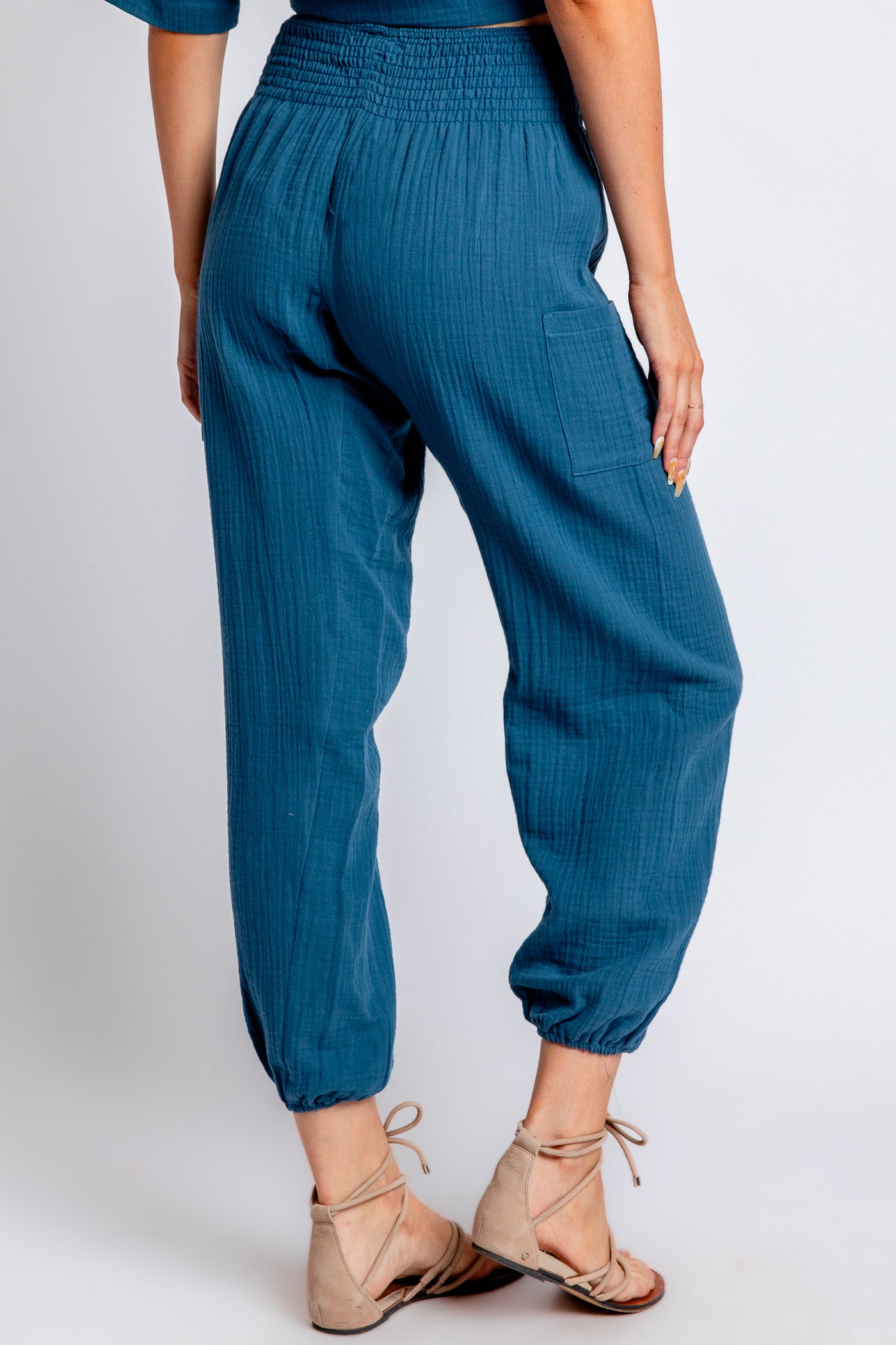 Stillwater Gauze Easy Cargo Beach Pant