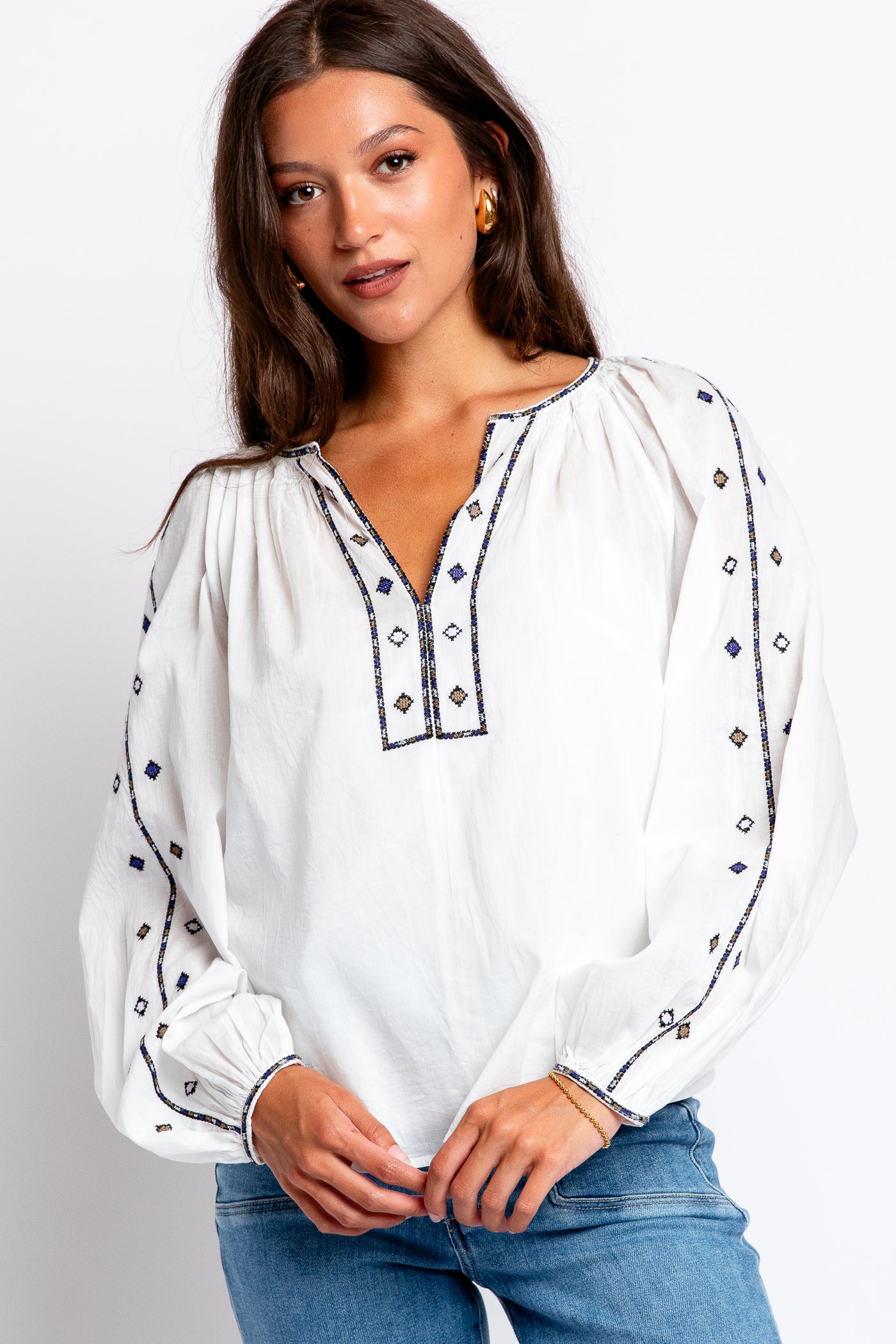 Velvet Tina Embellished Top