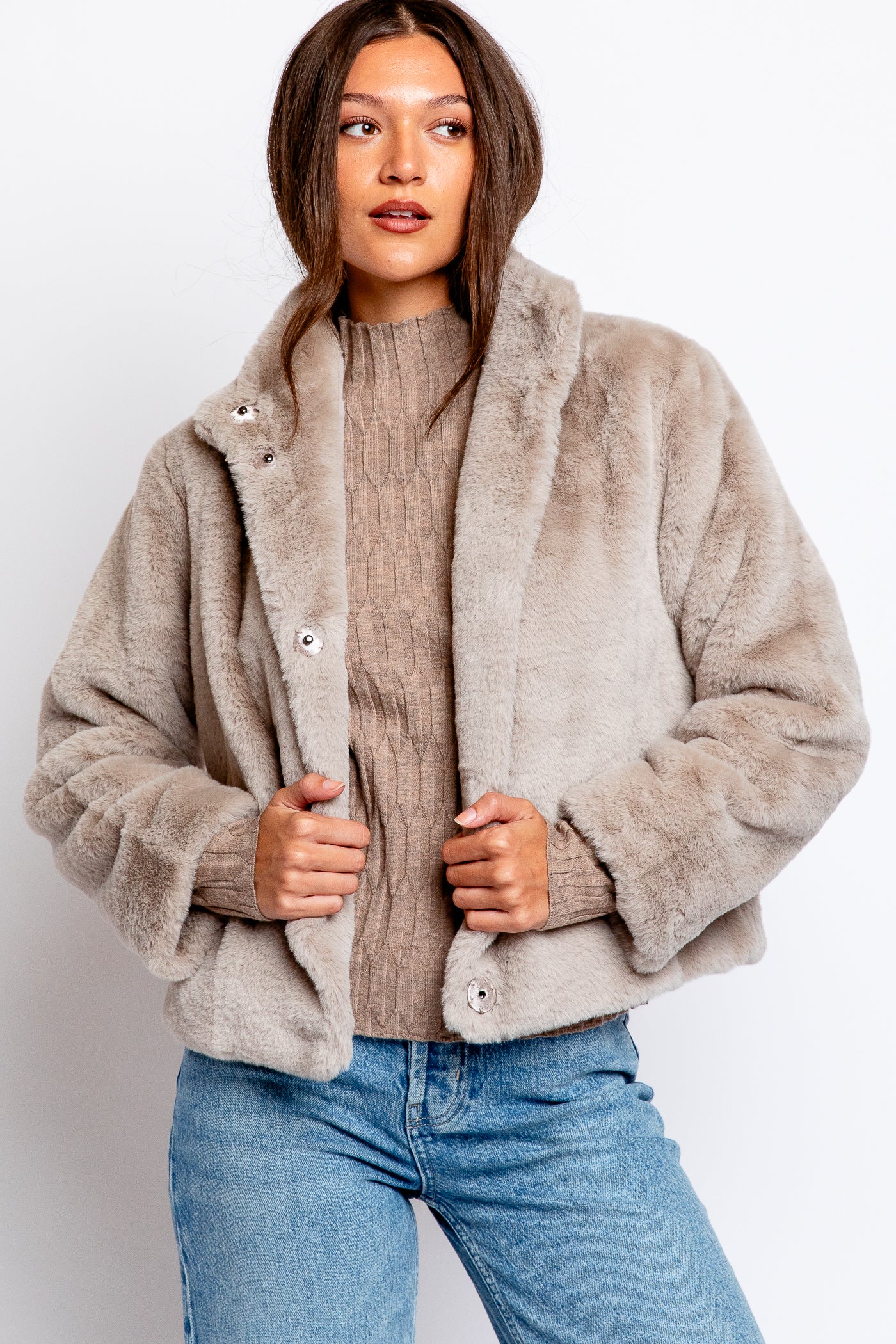 Velvet Sheena Faux Fur Jacket