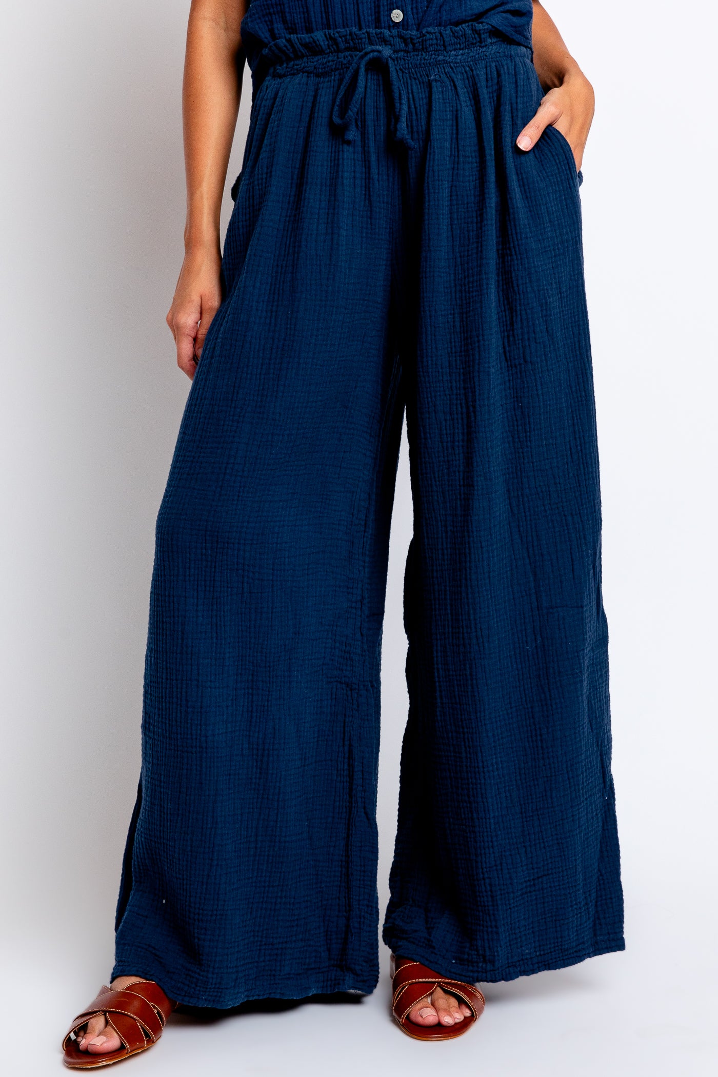 Milio Milano Gauze Drawstring Pant