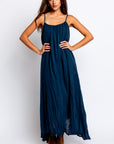 Milio Milano Textured Gauze Maxi Dress