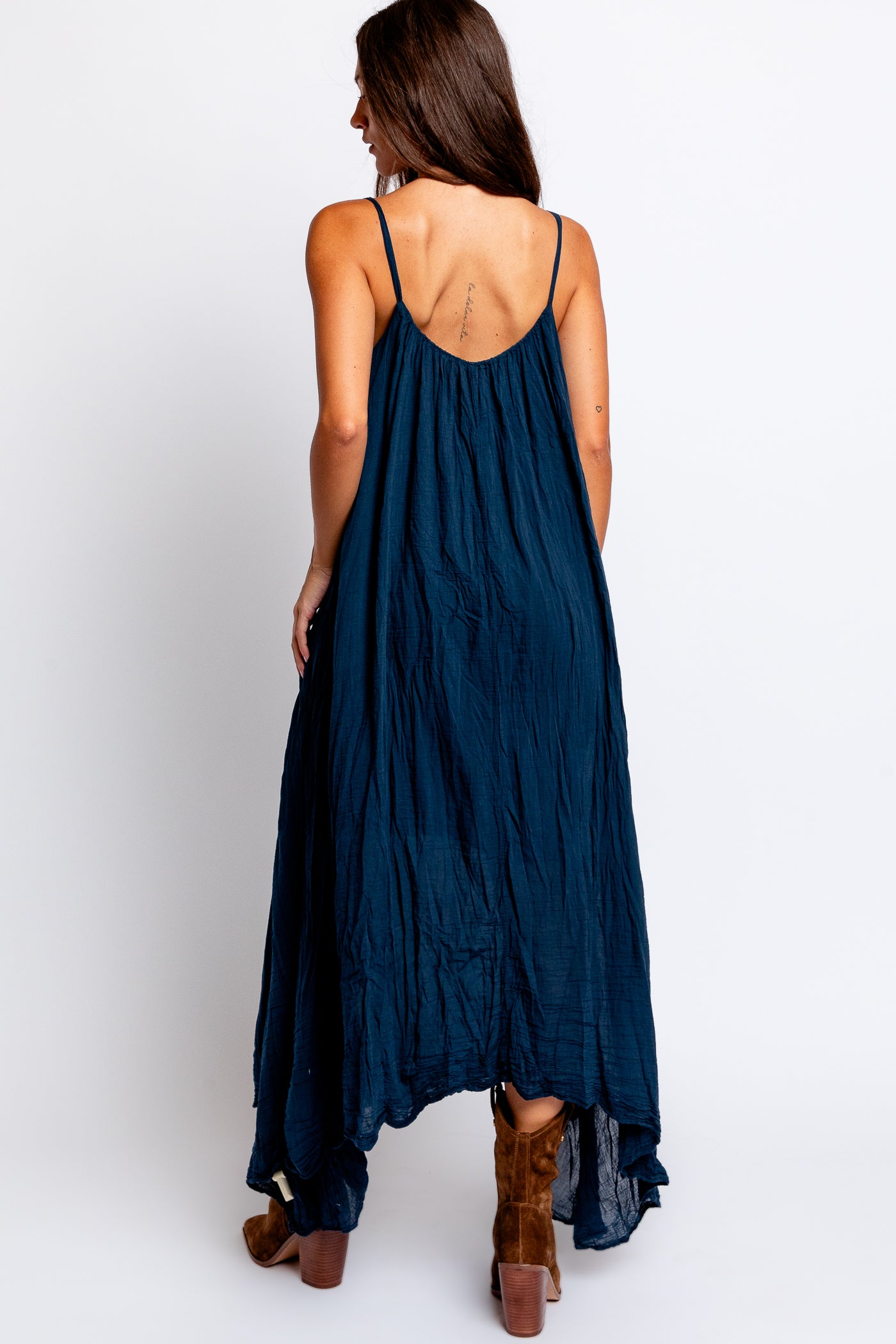 Milio Milano Textured Gauze Maxi Dress