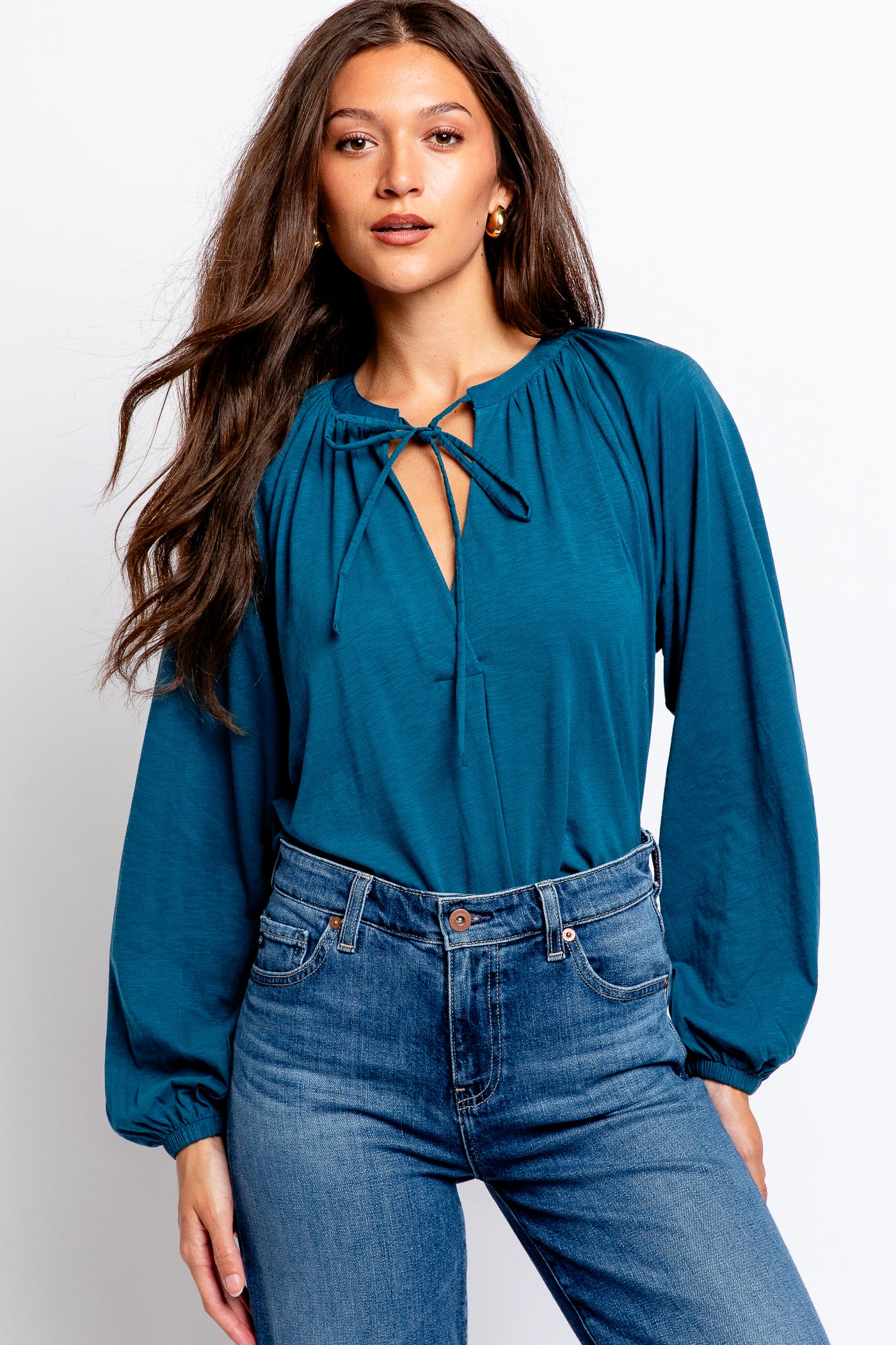 Nation LTD Chiara Long Sleeve Top