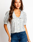 Nation LTD Pia Pintuck Blouse