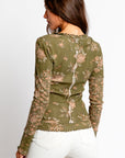 Free People Clover Printed Thermal