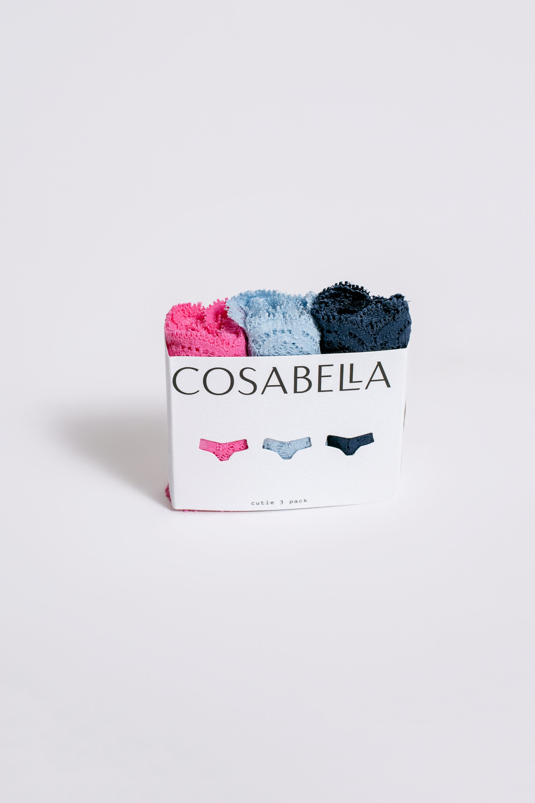 Cosabella Cutie Low Rise Thong 3-Pack