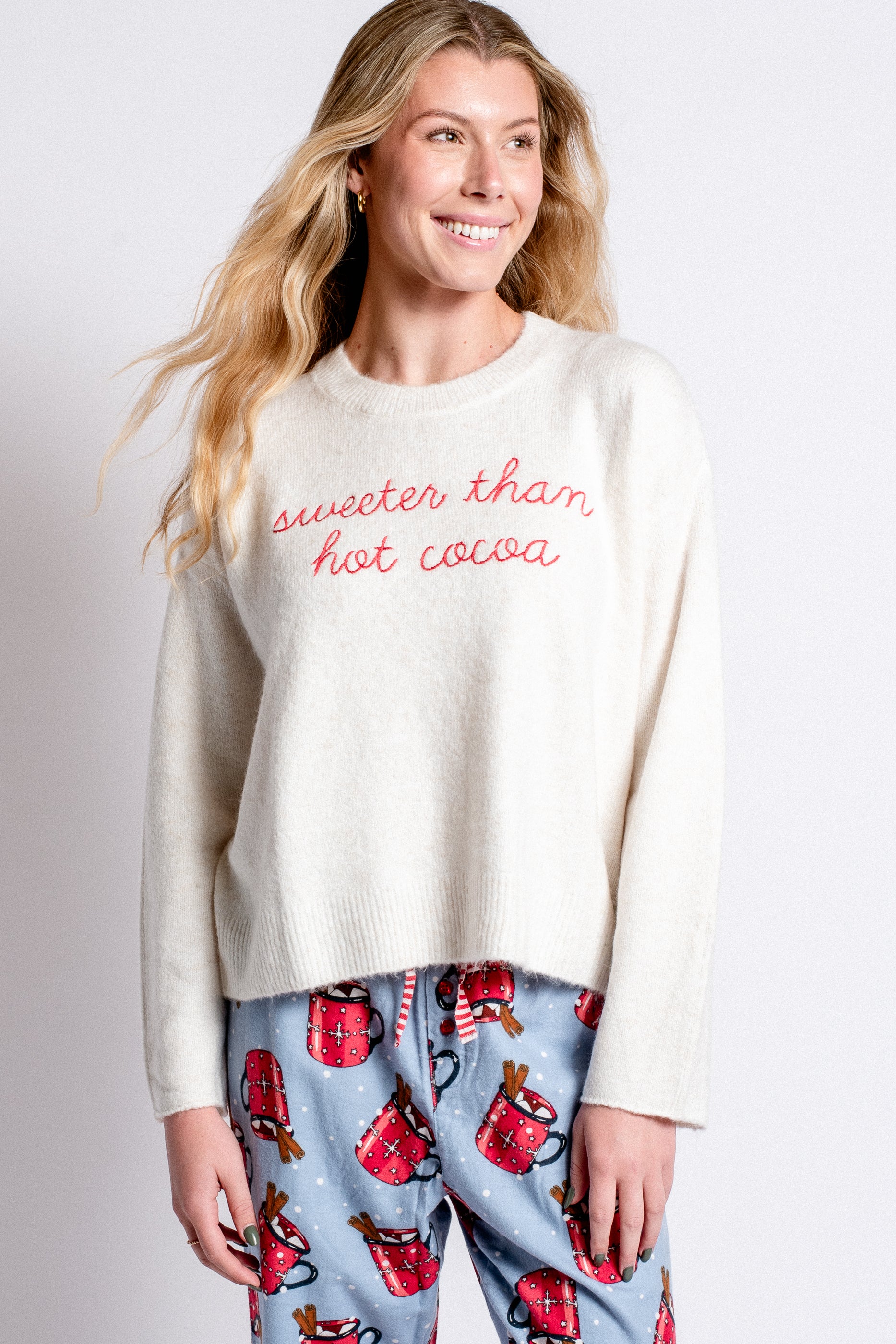 PJ Salvage Hot Coco Snuggle Sweater