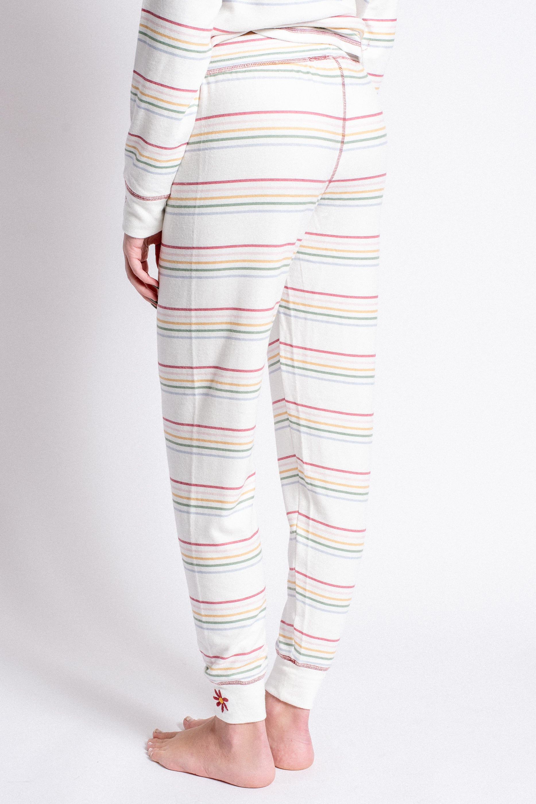 PJ Salvage Joy To The World Stripe Jammie Pant