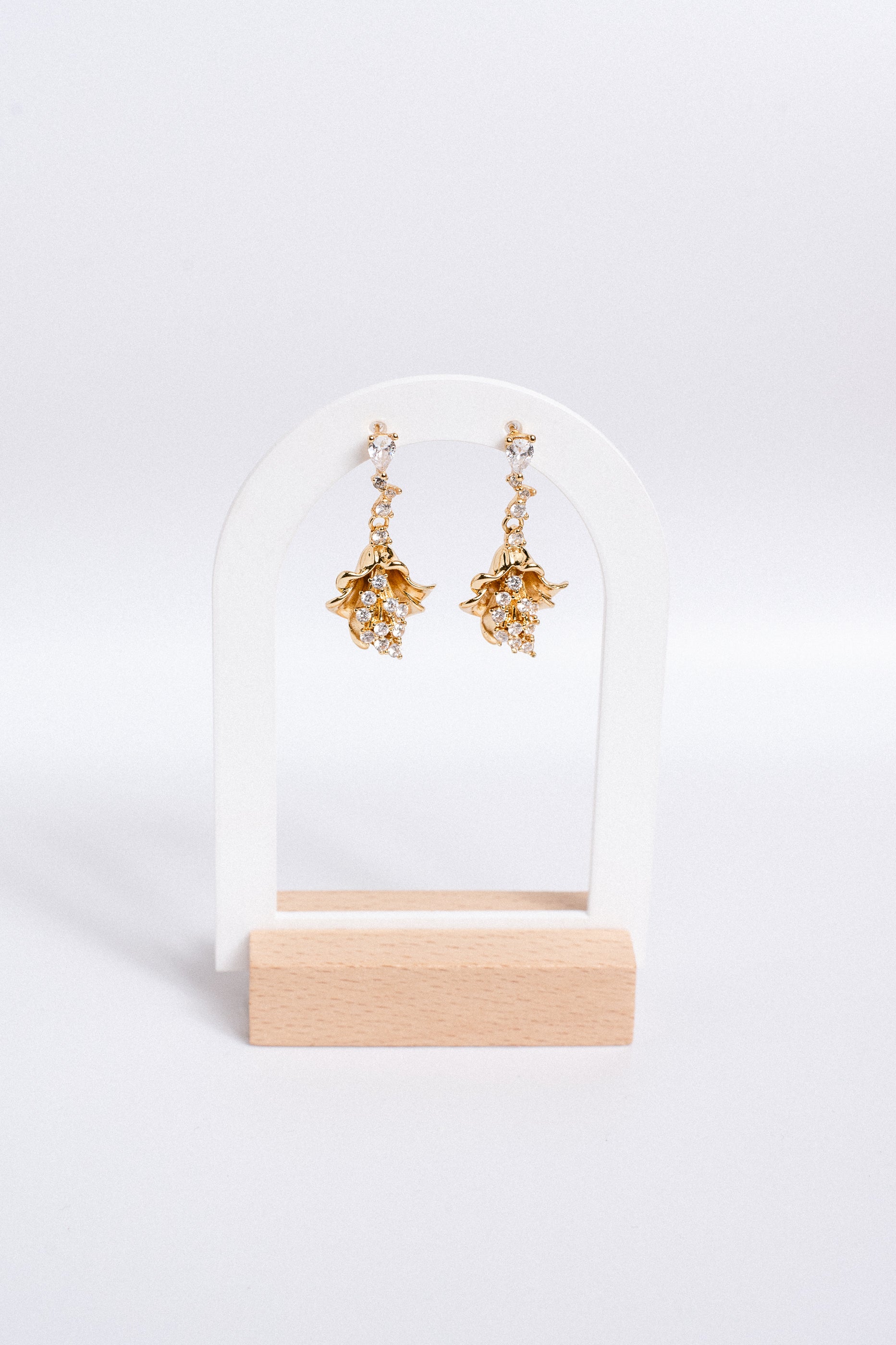 Sherwood Bridge Diamonds Flower Drop Earrings