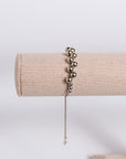 Sherwood Bridge Diamonds Rhodium Bubbles Lariat Bracelet