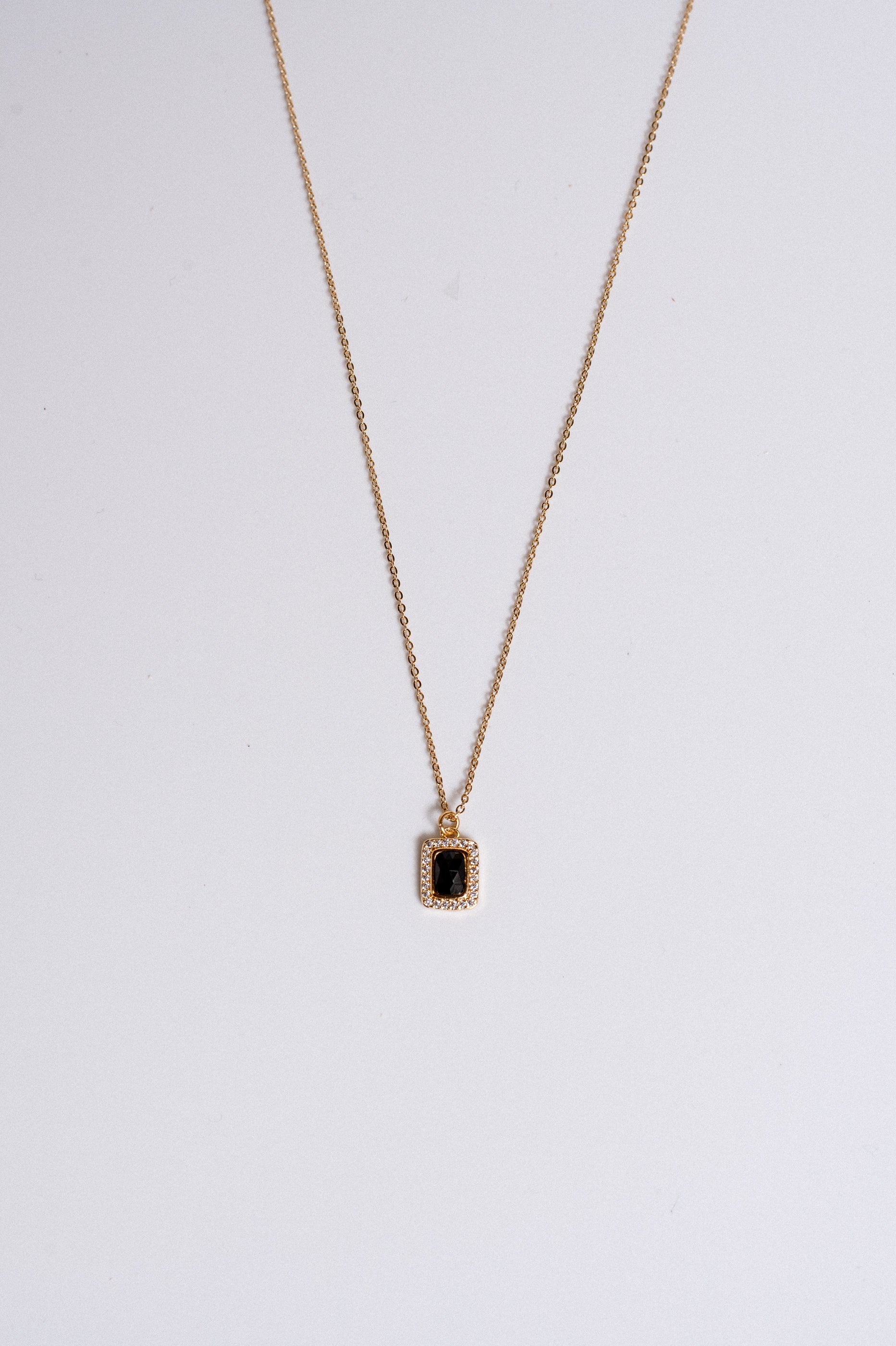 Lisa Marie Jewelry CZ & Onyx Necklace