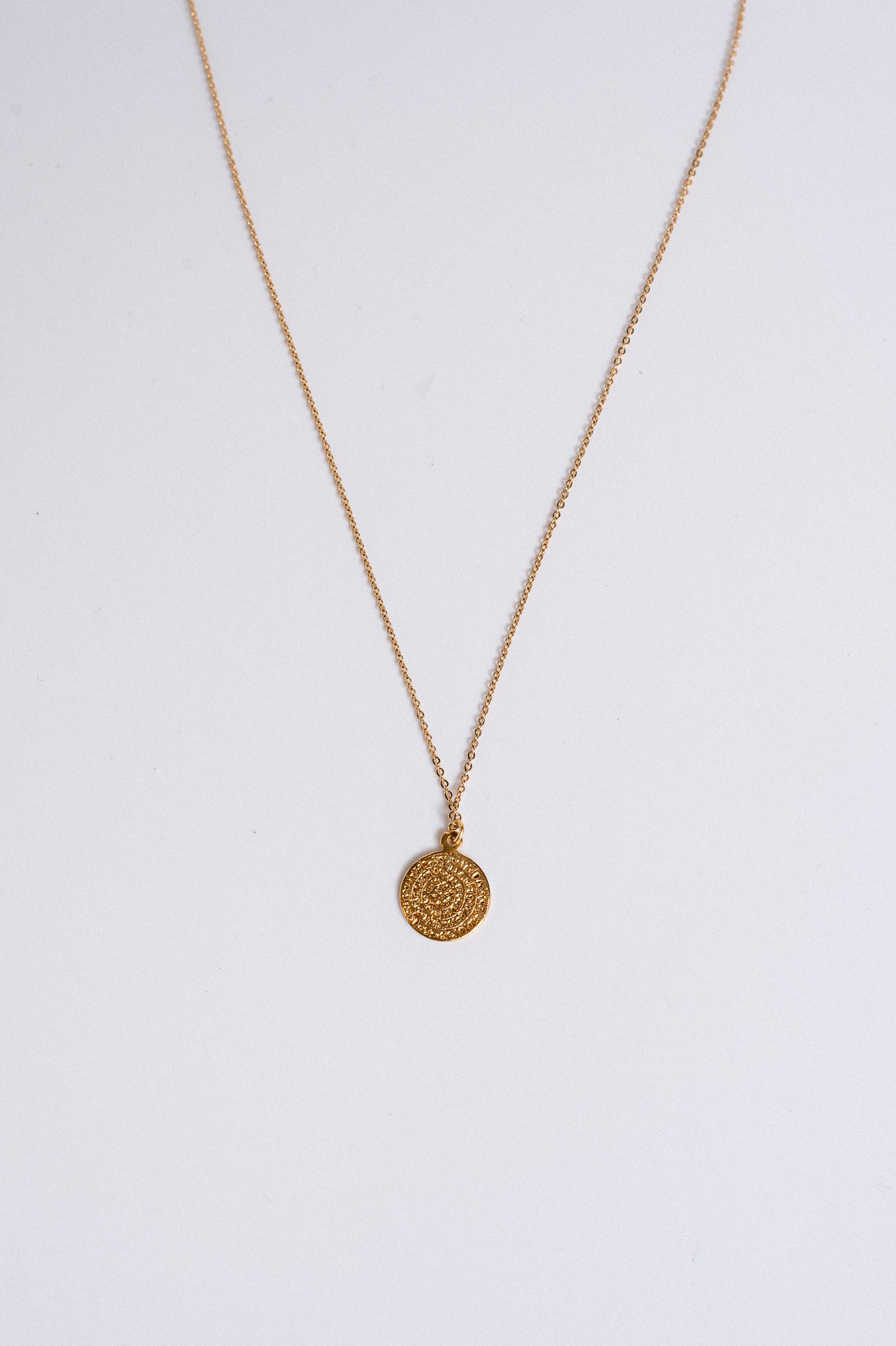 Lisa Marie Jewelry Aztec Coin Necklace