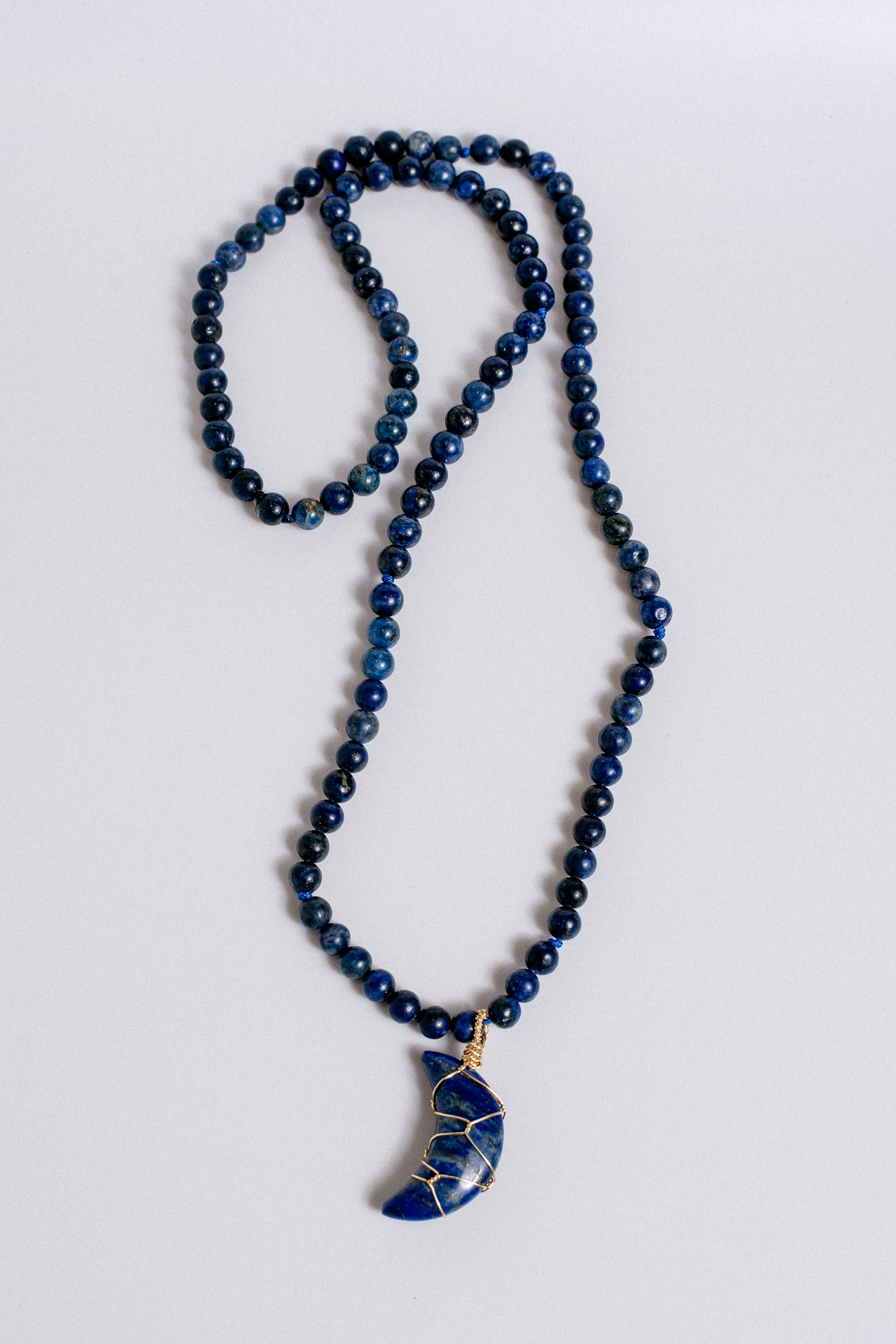 Sherwood Bridge Diamonds Long Lapis Necklace