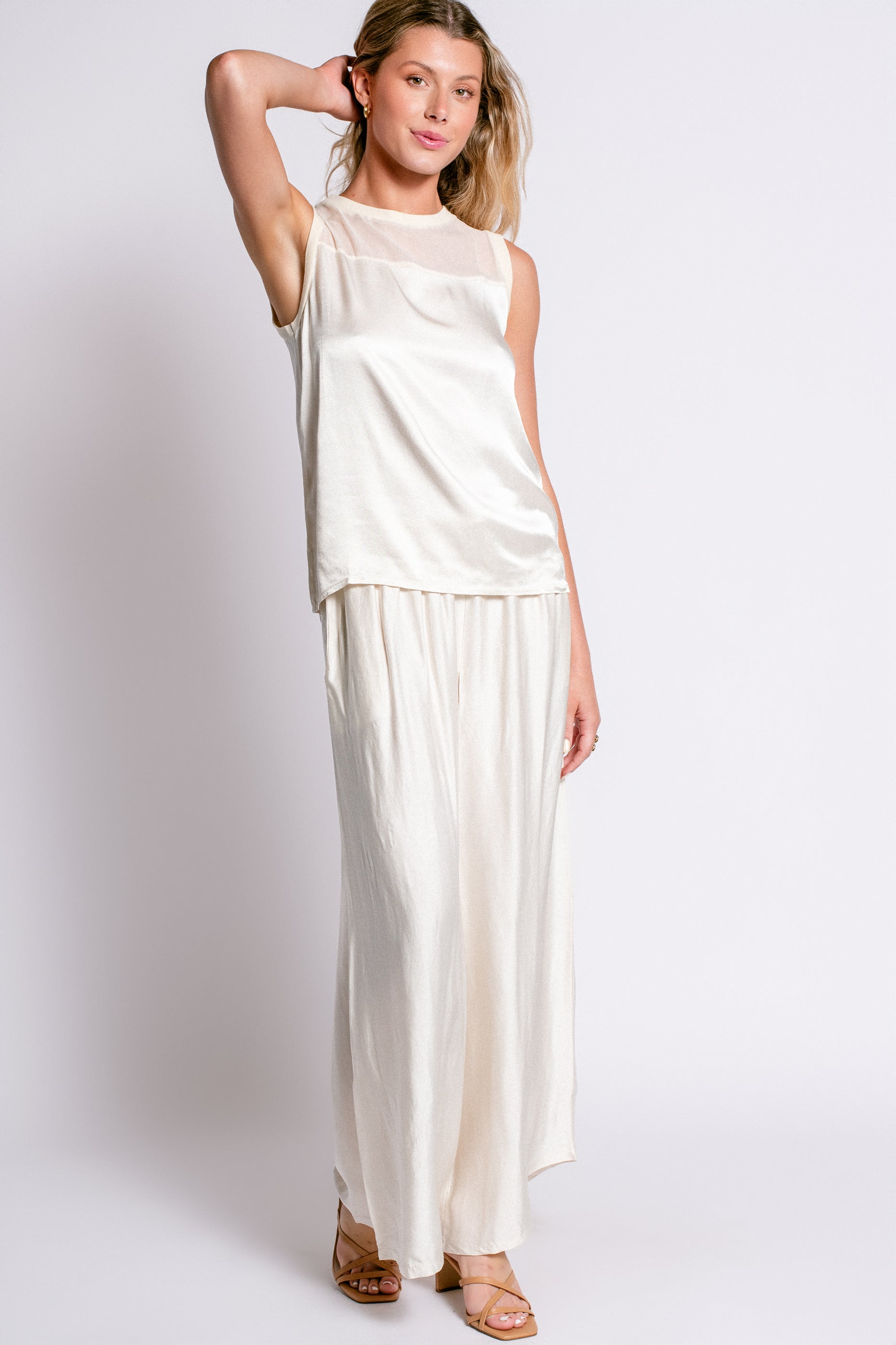 Milio Milano Silky Wide Leg Pants