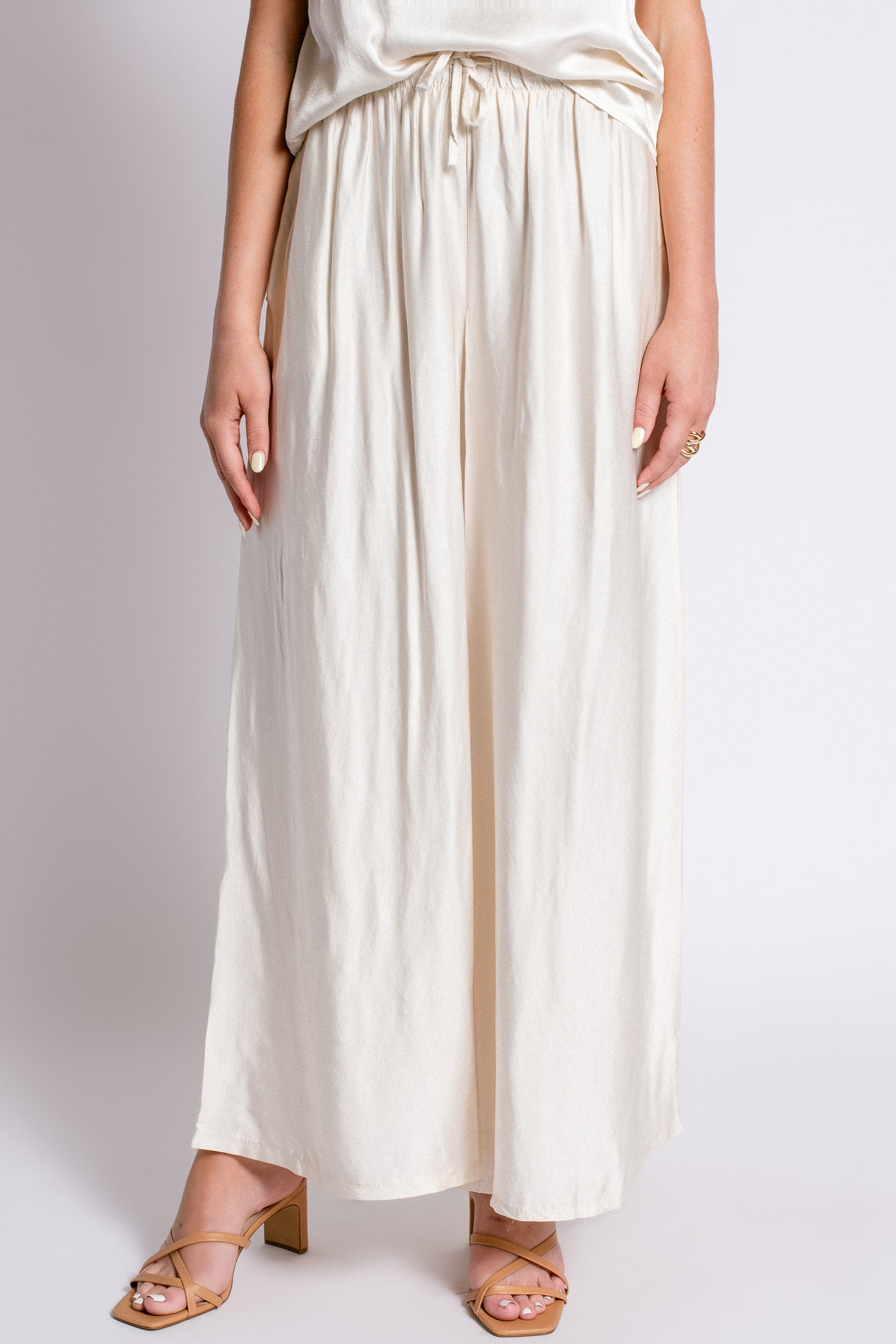 Milio Milano Silky Wide Leg Pants