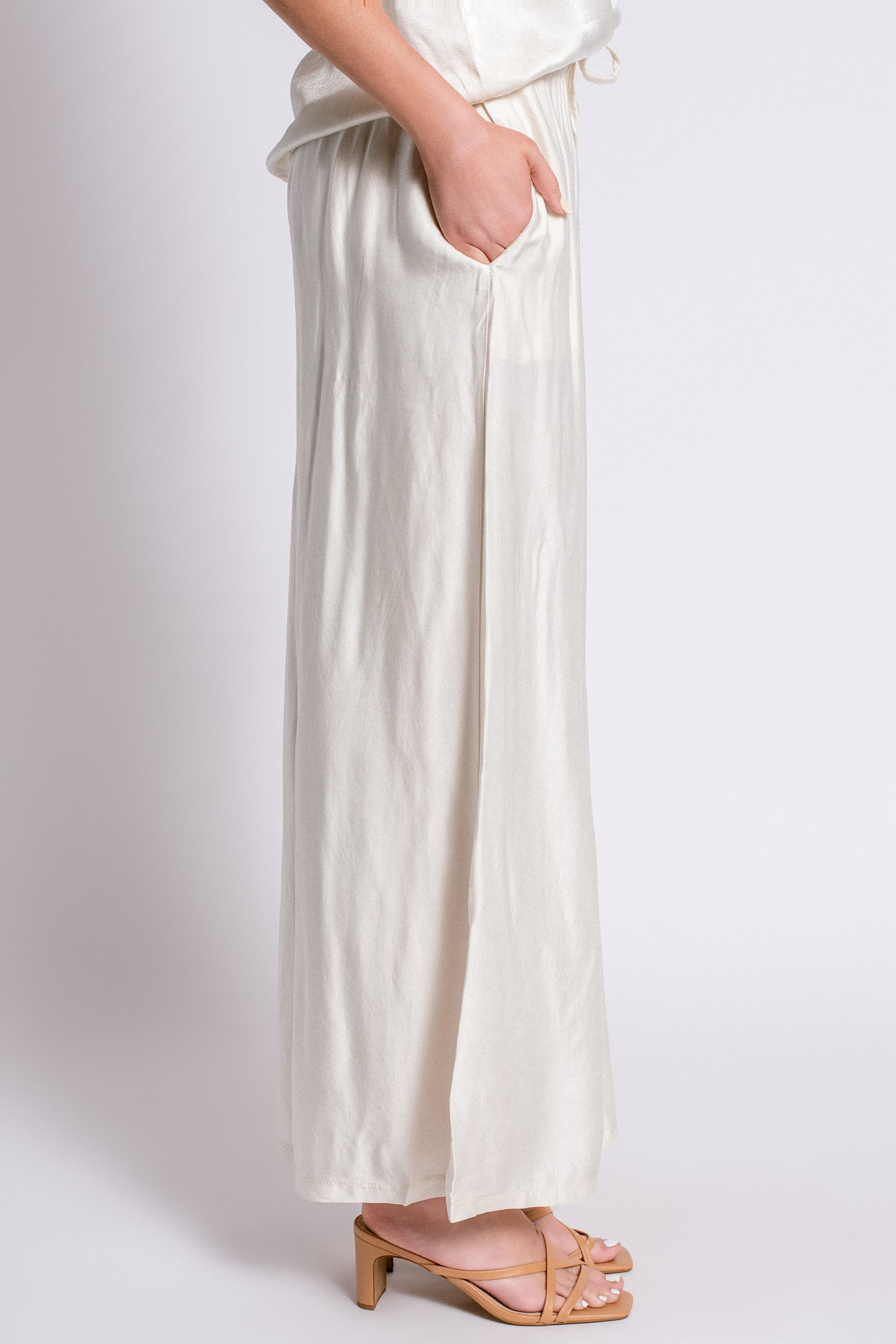 Milio Milano Silky Wide Leg Pants