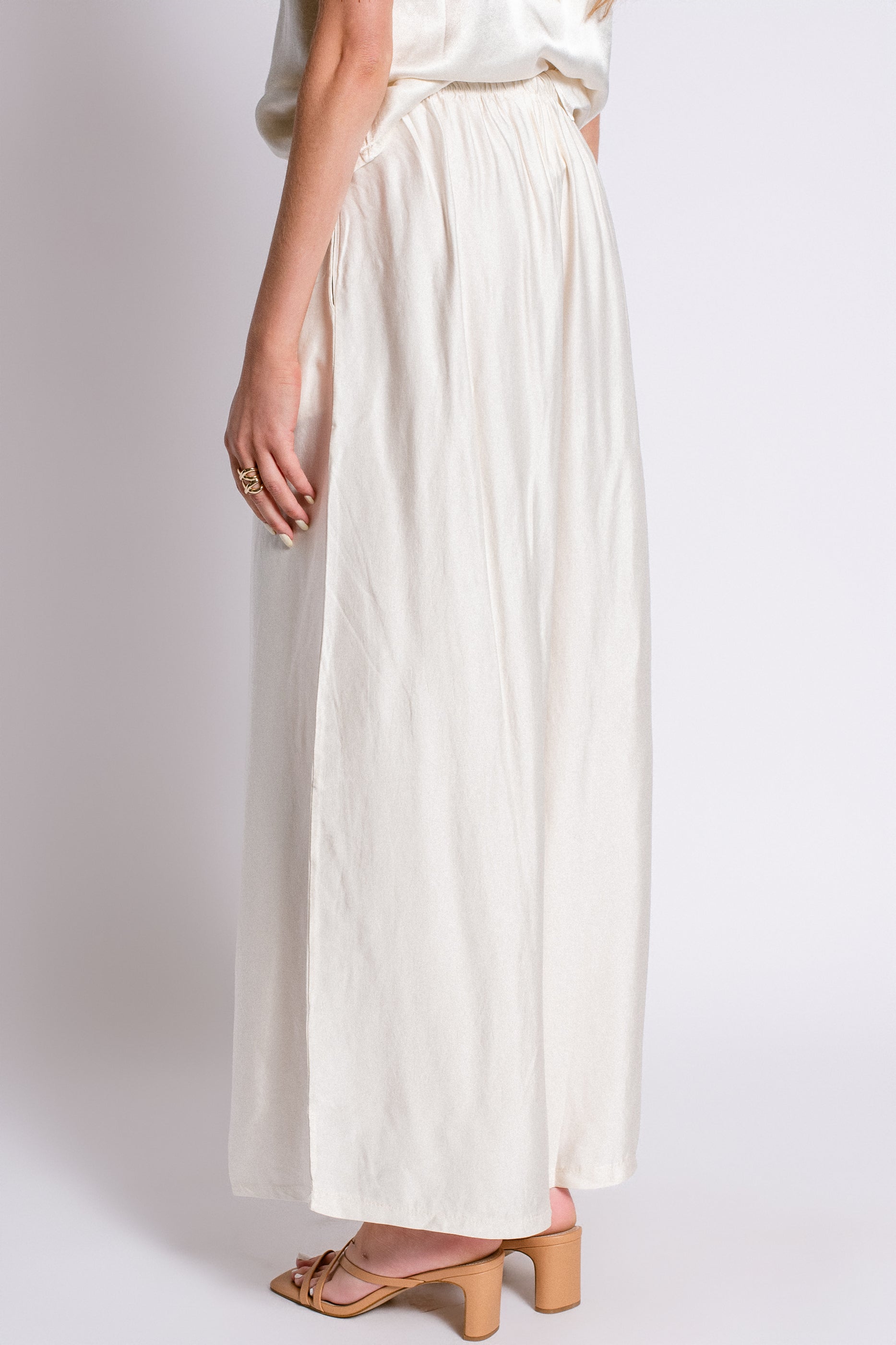 Milio Milano Silky Wide Leg Pants