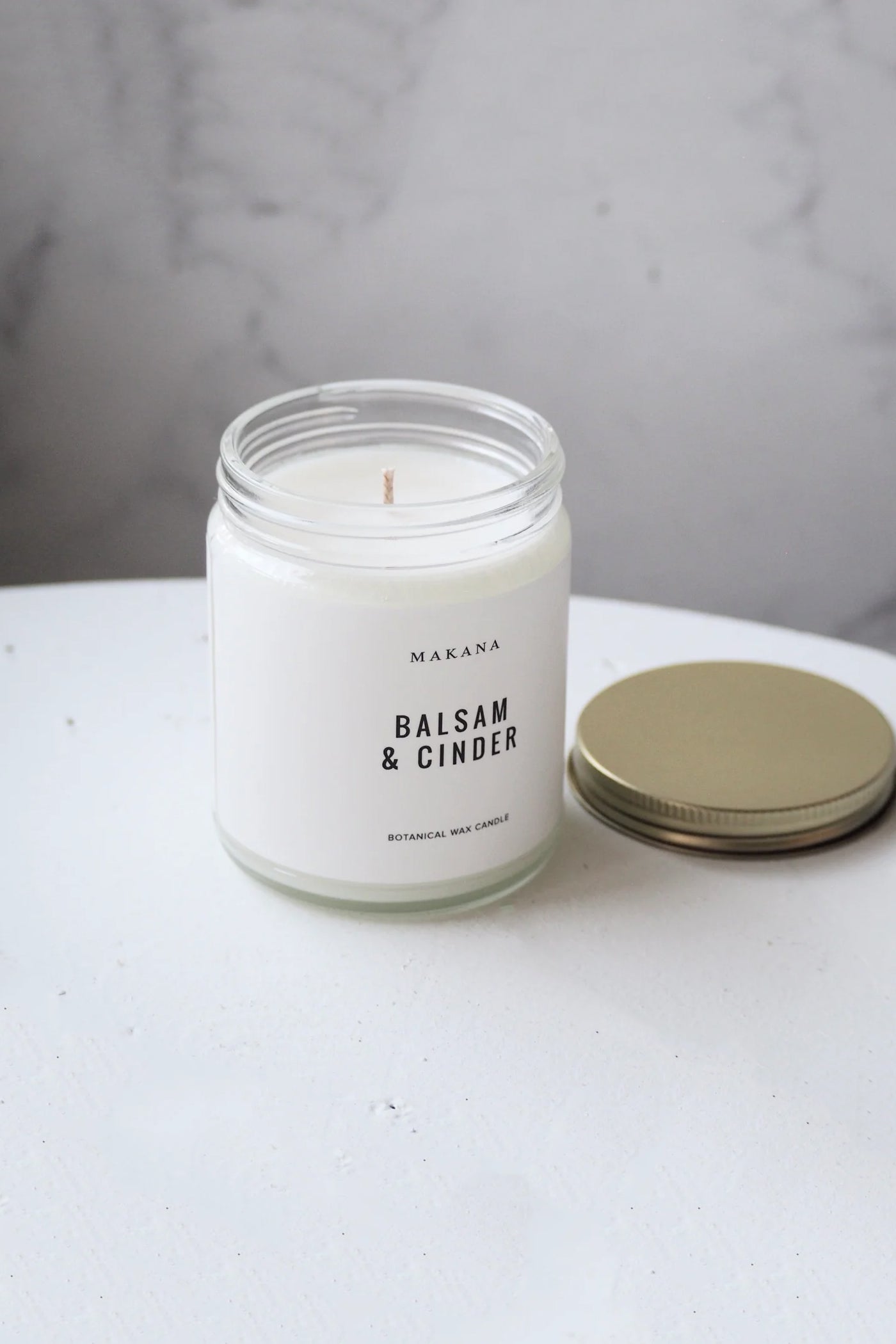 Makana Balsam &amp; Cinder Mini Apothecary Candle