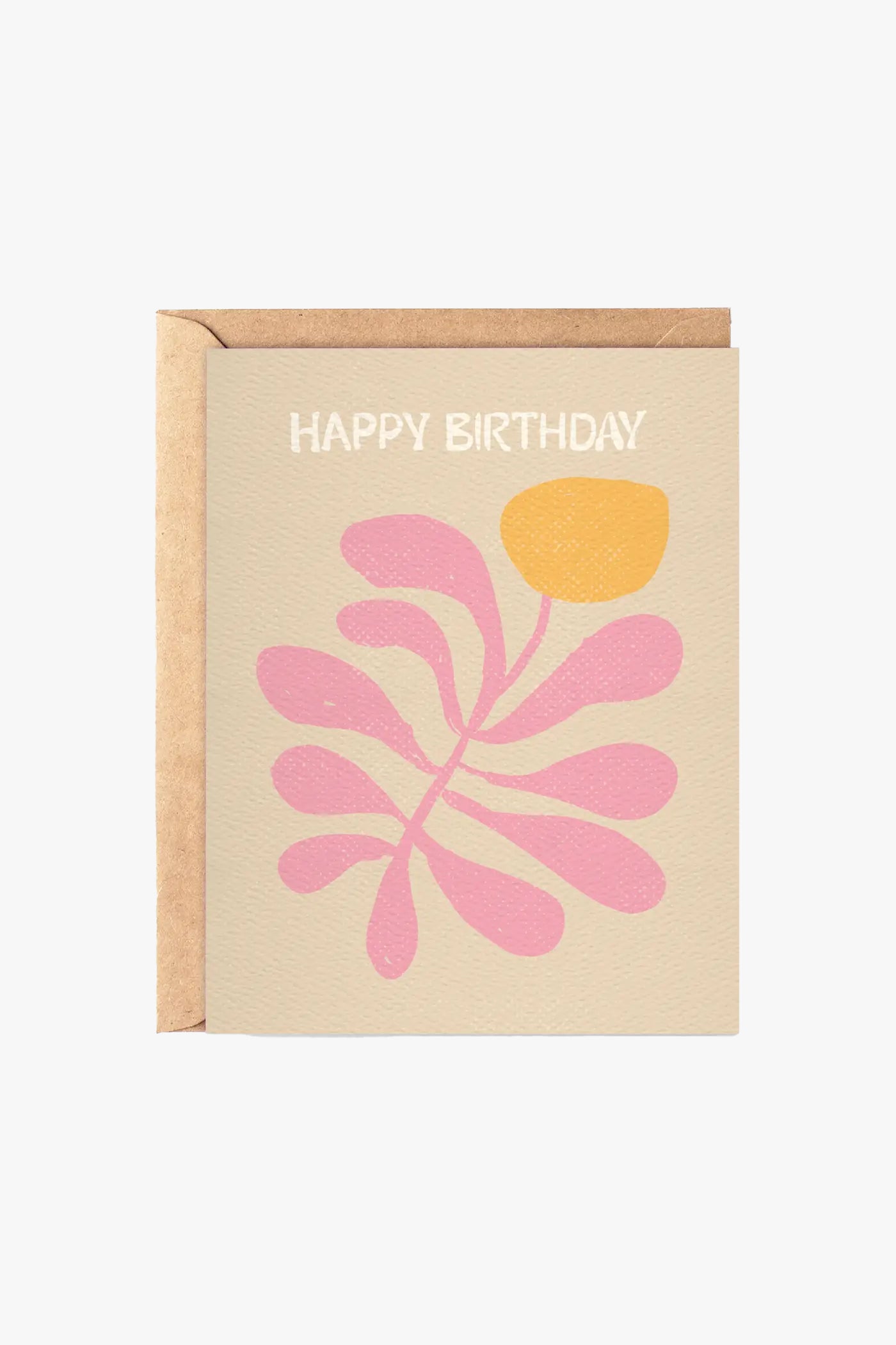 Daydream Prints Happy Birthday Coral Coastal Card