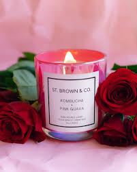 St. Brown & Co. Kombucha + Pink Guava Candle