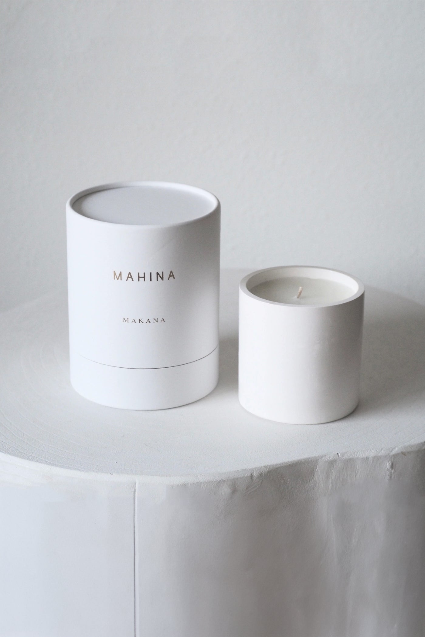 Makana Mahina Concrete Candle