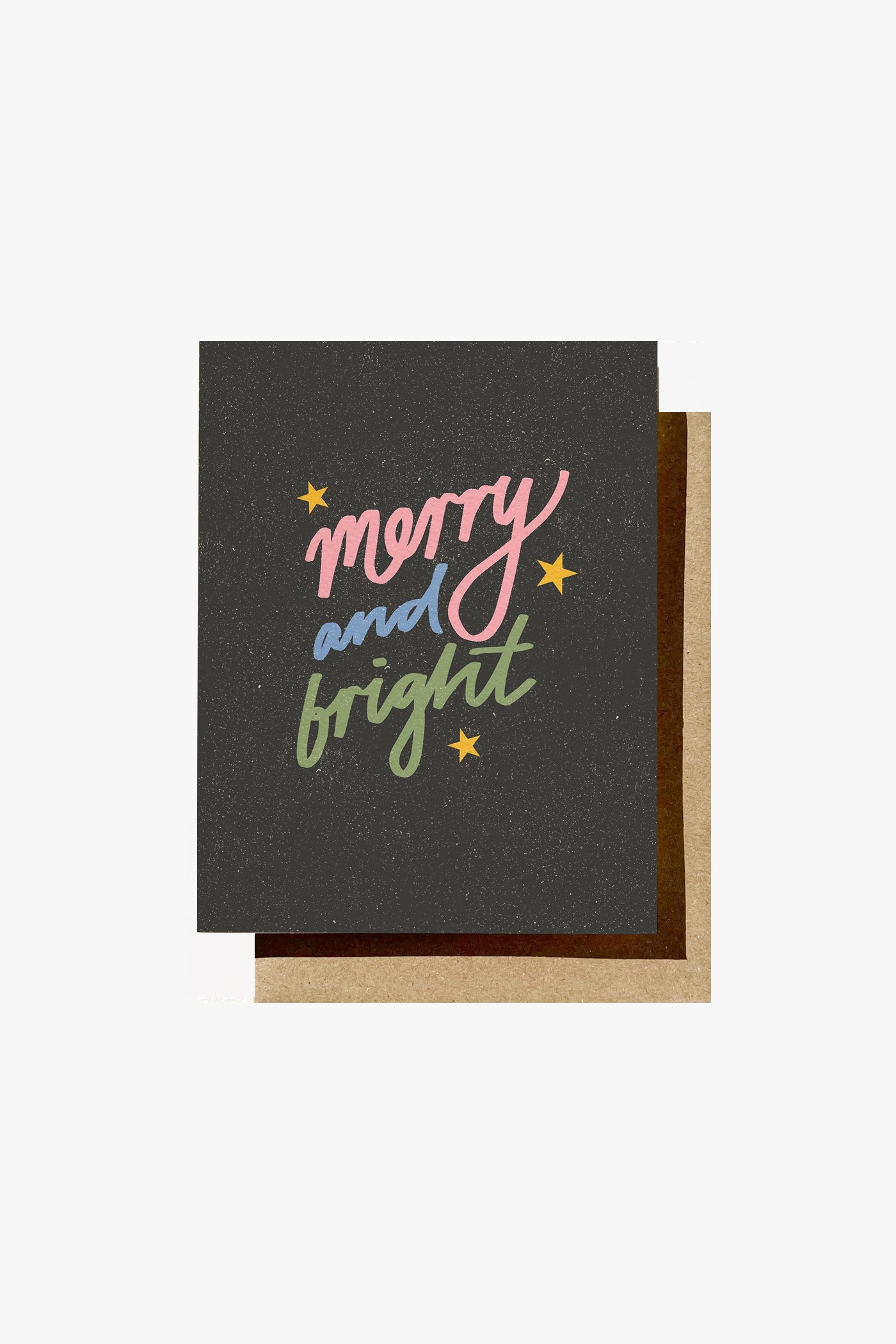 Daydream Prints Merry and Bright Christmas Card