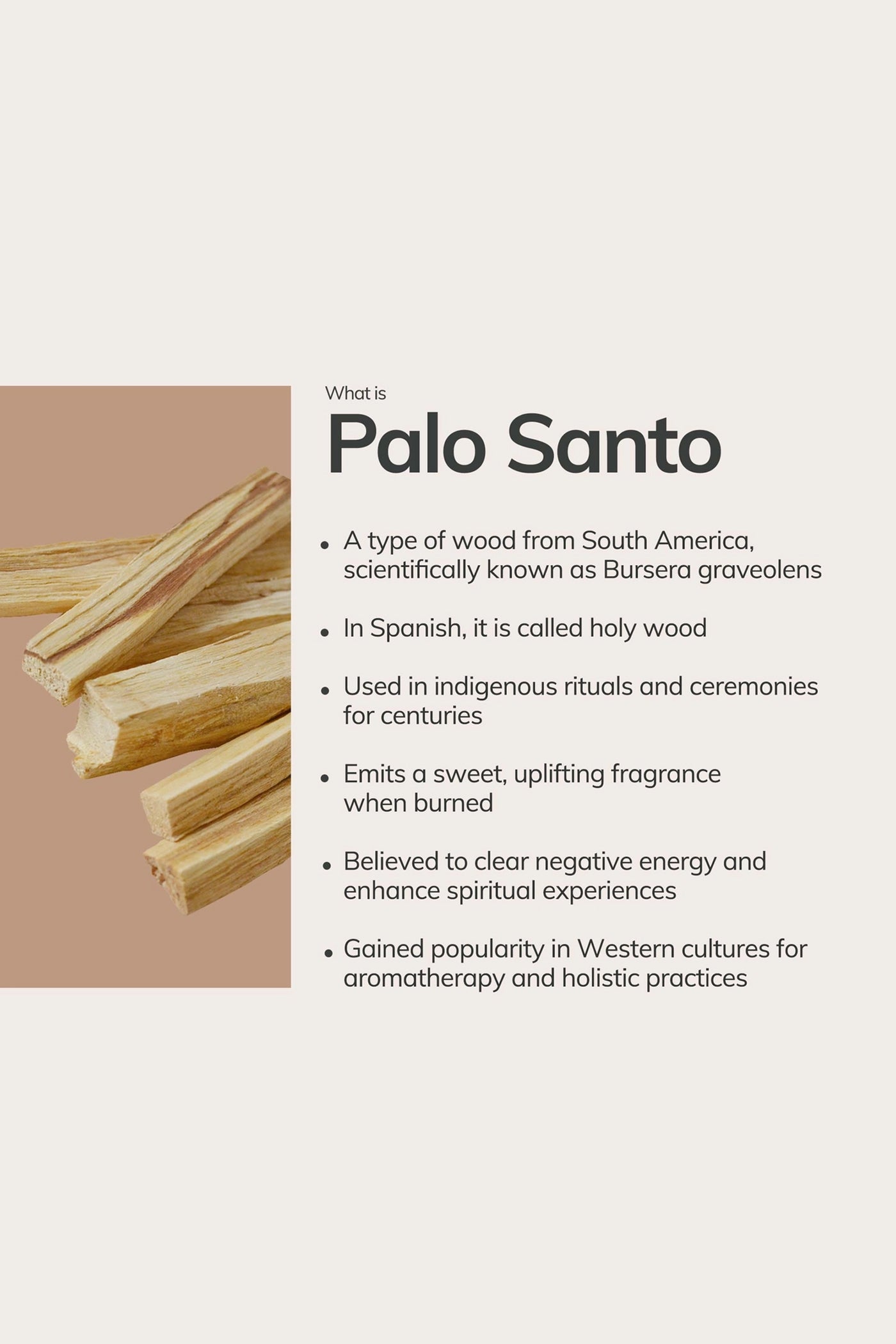 Cedar and Myrrh Ecuador Palo Santo Sticks