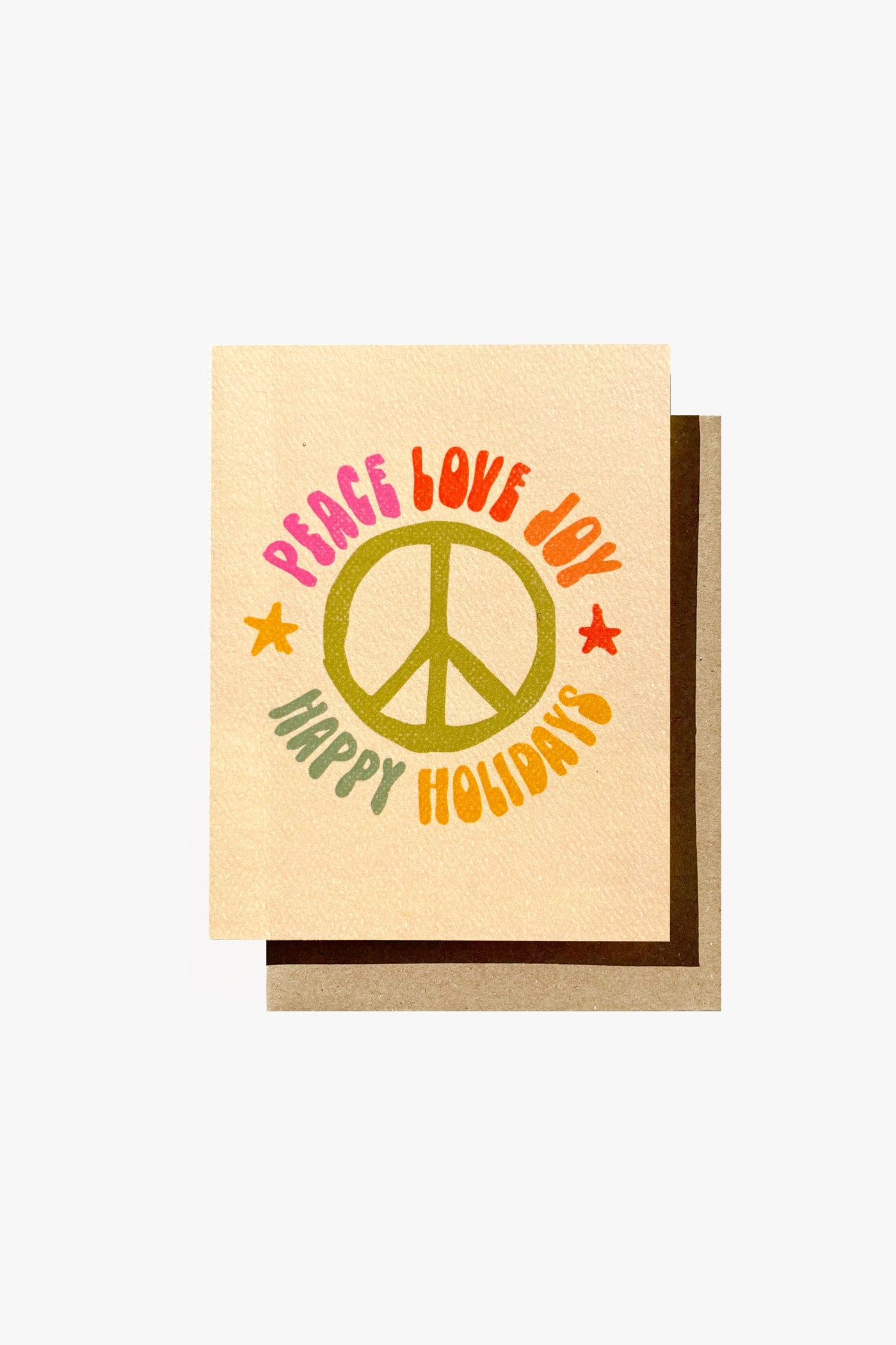 Daydream Prints Peace Love Joy Peace Sign Card