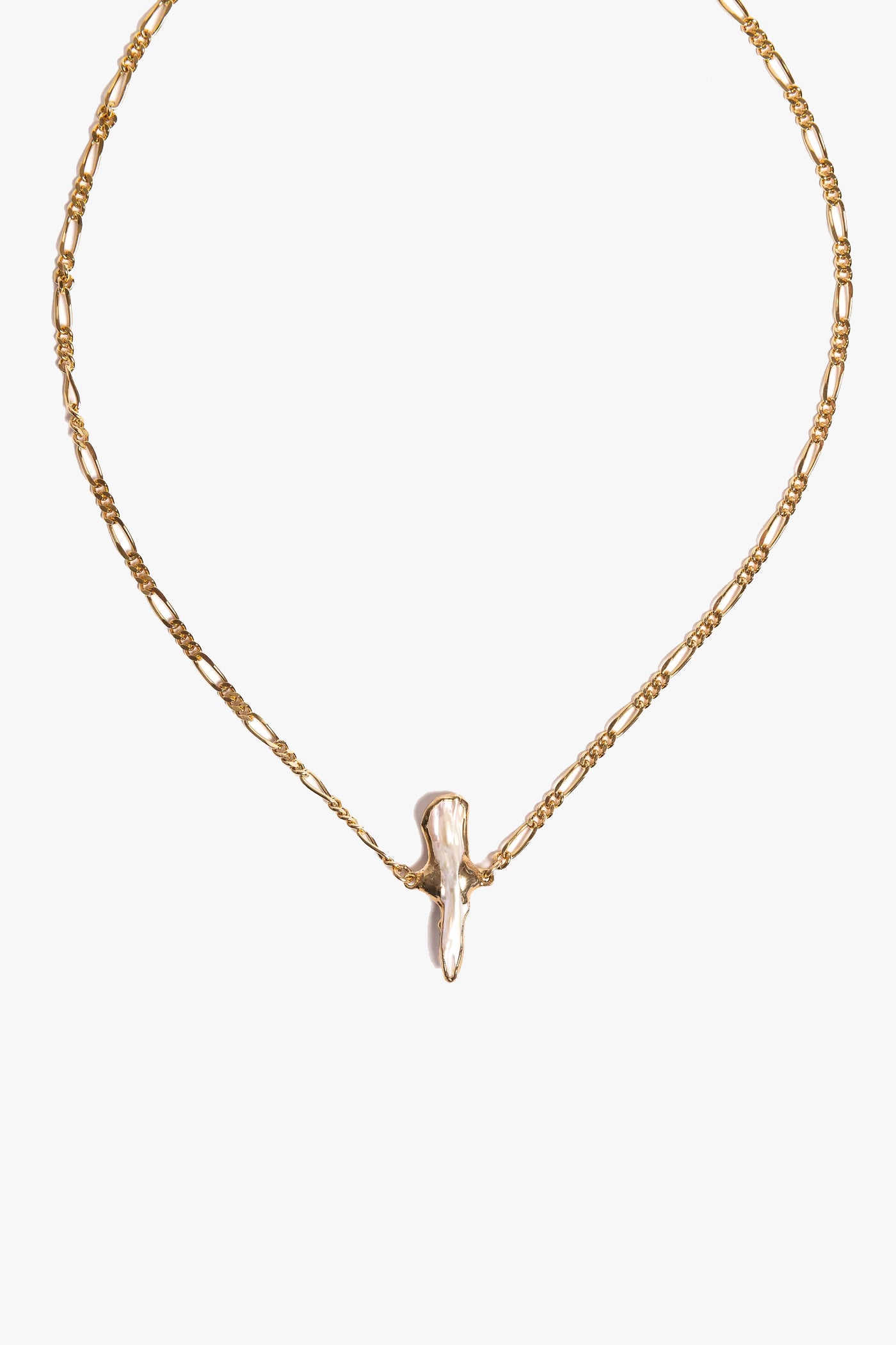 Lisa Marie Jewelry Keshi Pearl on 24k Chain