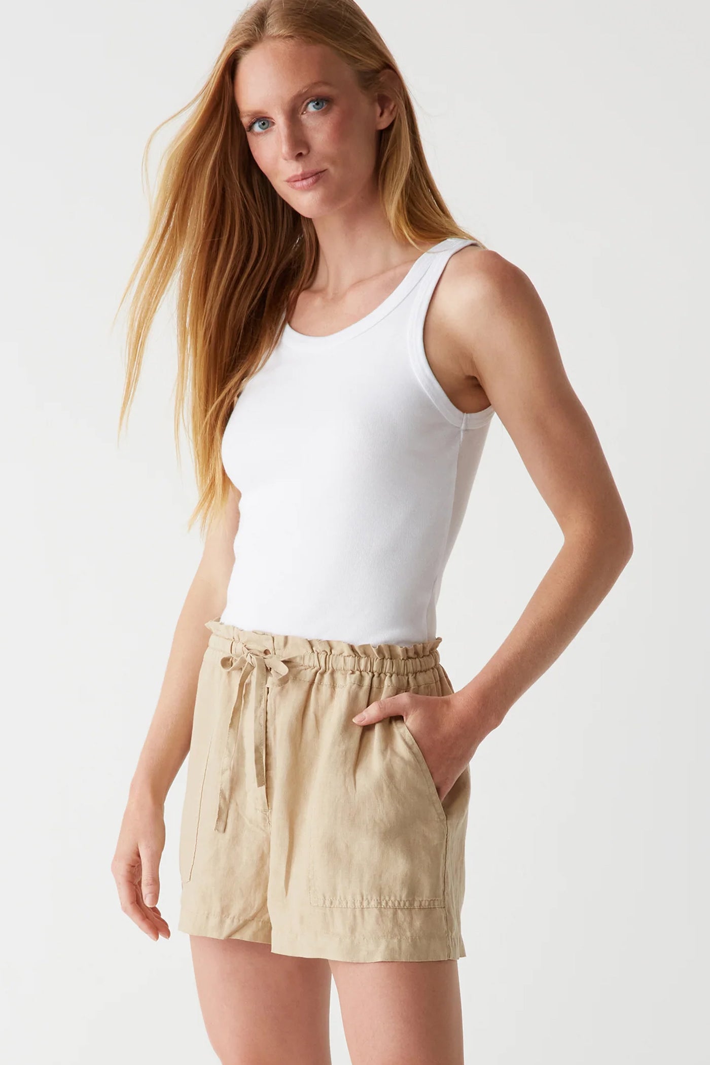 Michael Stars Paulette Linen Short