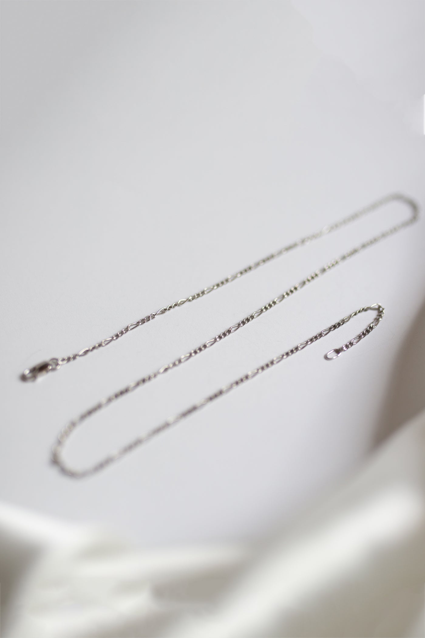 Sadie Jo Jewelry Co. Rhodium/Silver Figaro Chain