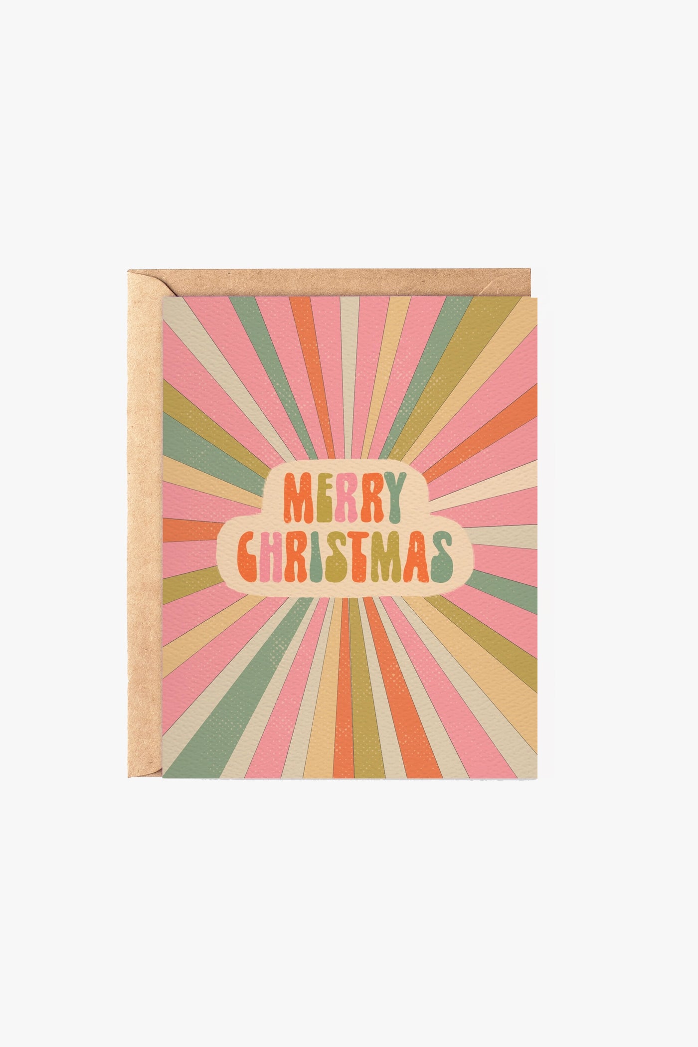 Daydream Prints Merry Christmas Sunburst Card